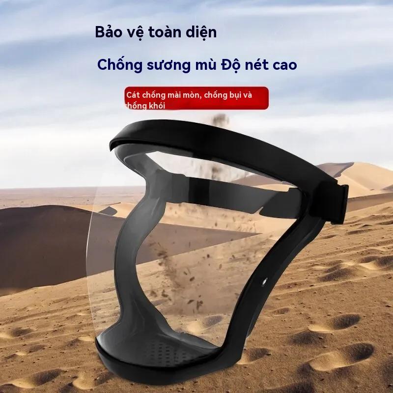 Mặt Nạ Che Mặt Bảo Vệ Toàn Mặt, Cỡ Lớn Trong Suốt, Thích Hợp Cho Công Việc, Chống Sương Mù, Tấm Che Bảo Vệ, Thích Hợp Cho Cỏ Sả, Đánh, Mài Và Cắt, Bảo Vệ Chống Bụi 2