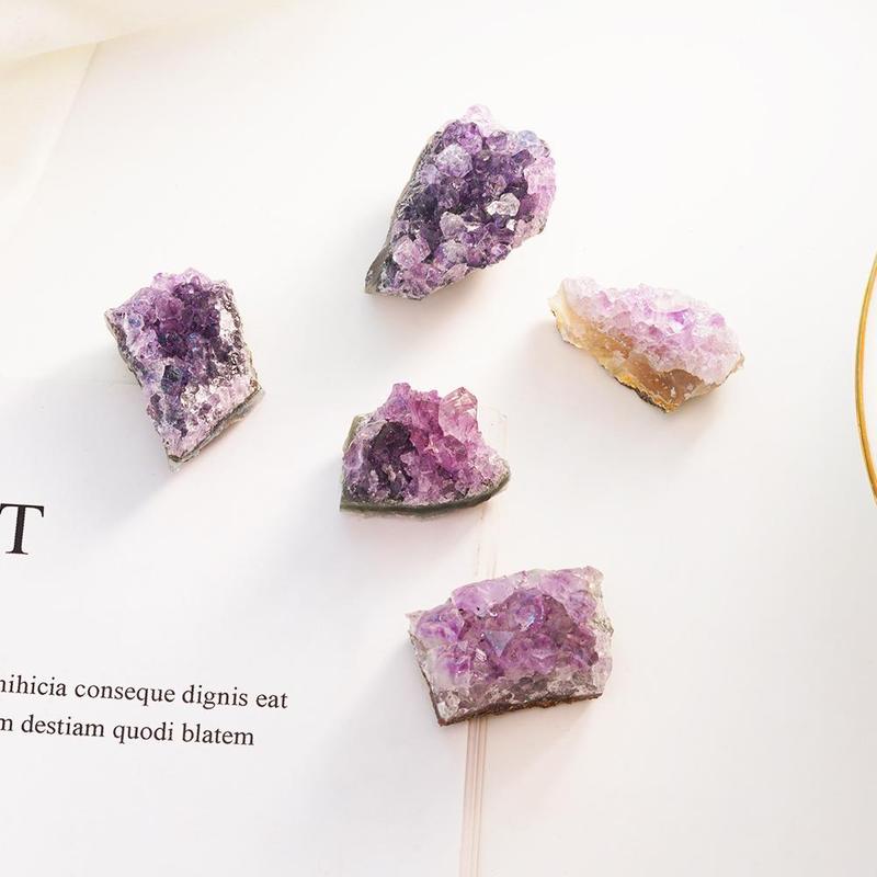 Product Introduction of Đá thô màu tím, tự nhiên, tinh thể đá, mẫu vật khoáng sản thô khử từ, trang trí, quà tặng, trang trí bàn, A2E6 13