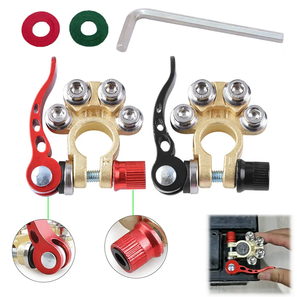 Car Battery Terminal Connector Tool less Quick Disconnect Battery Main ...