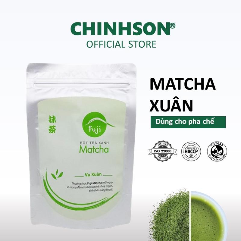 [Organic] Bột Trà Xanh Fuji Matcha Xuân Pha Chế Đồ Uống, Làm Bánh Kẹo, Đắp Mặt Chua