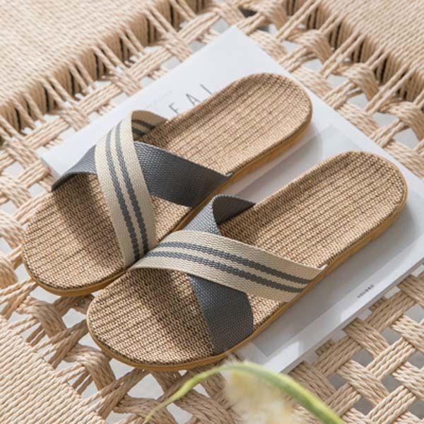 Product Introduction of [Có sẵn đủ size] Dép cói quai chéo cho NAM, mang nhà, đi làm, đi biển, dạo phố 25
