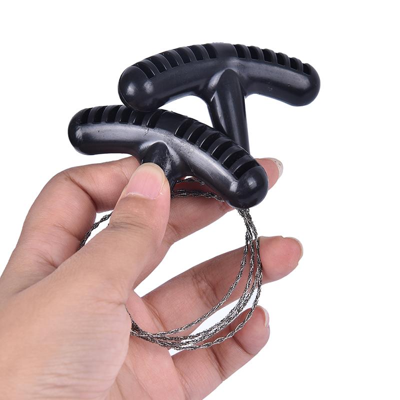 Product Introduction of Manual Hand Steel Travel Tools Outdoor Camping Hiking Rope Chain Saw Practical Portable Emergency Survival Gear Steel Wire Kits 2