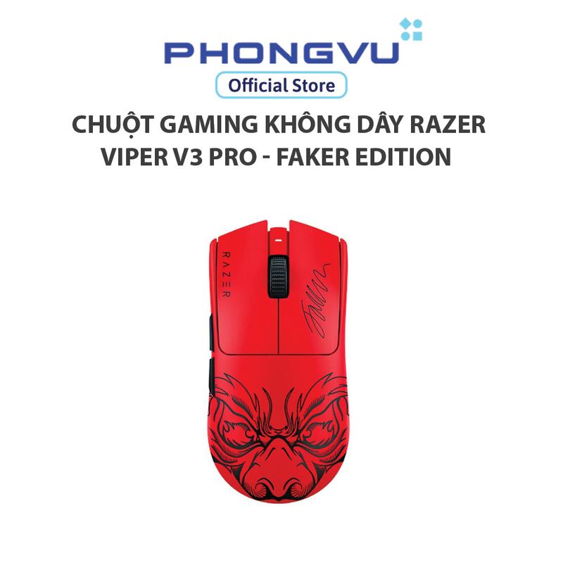  Chuột Gaming không dây Razer Viper V3 Pro - Faker Edition  RZ01-05120500-R3M1  - Bảo hành 24 tháng 