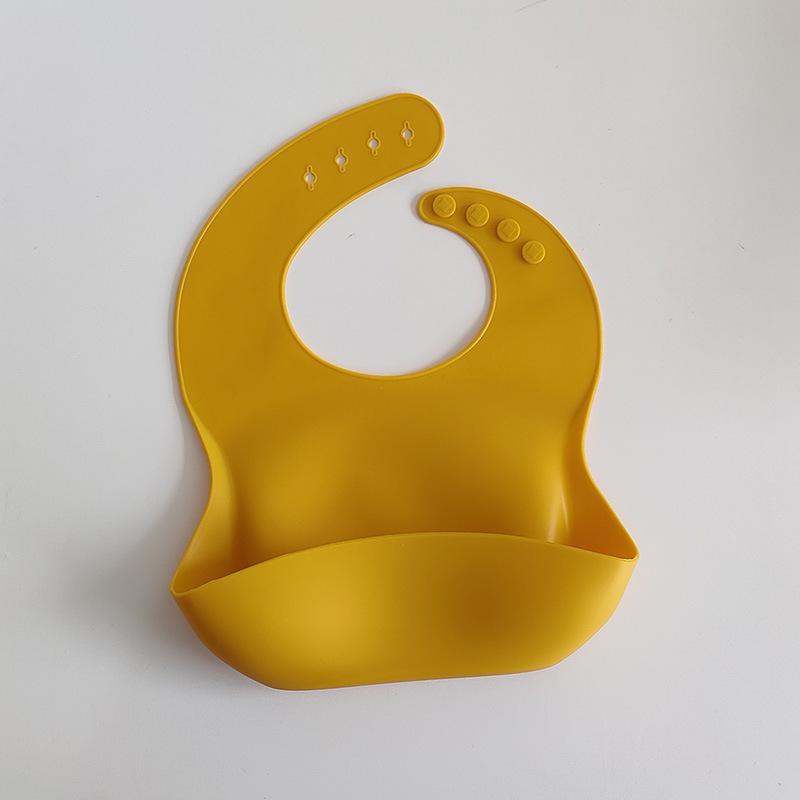 Product Introduction of Baby Waterproof Silicone Thicken Bibs Apron Toddler Girl Boys Feeding Adjustable Bib Silicone 13
