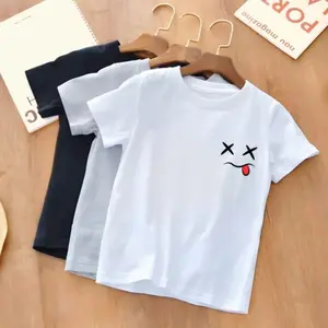 Baju kaos oblong anak cewek cowok pakaian anak unisex cocok untuk umur 2-15 tahun(bayar di tempat)