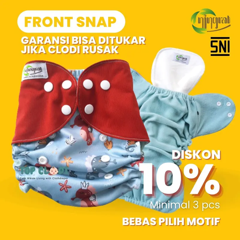 Ningrat Clodi Front Snap Newborn 3