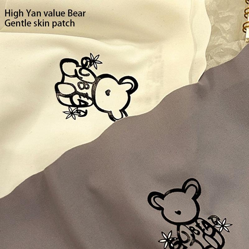 Product Introduction of Quần Lót Tam Giác Mỏng cạp vừa Mùa Hè Cho Bé Gái, Với Họa Tiết Gấu Dễ Thương, Quần Lót Lụa Lạnh Không Đường May, Đồ Lót Cho Phụ Nữ, Có Cỡ M / L / XL Women Voi Voan Nhung 19