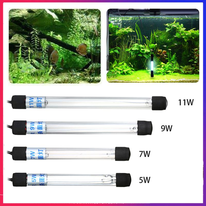 Đèn UV hồ cá 5W 7W 9W 11W cao cấp chuyên diệt nấm mốc rêu tảo độc vi khuẩn gây hại cho cá trong 7 ngày cho hồ bể cá cảnh cá Koi bể cá rồng