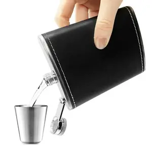 MagicWhale Botol Bir Hip Flask Wine Whiskey Bottle 8 Oz - MW8