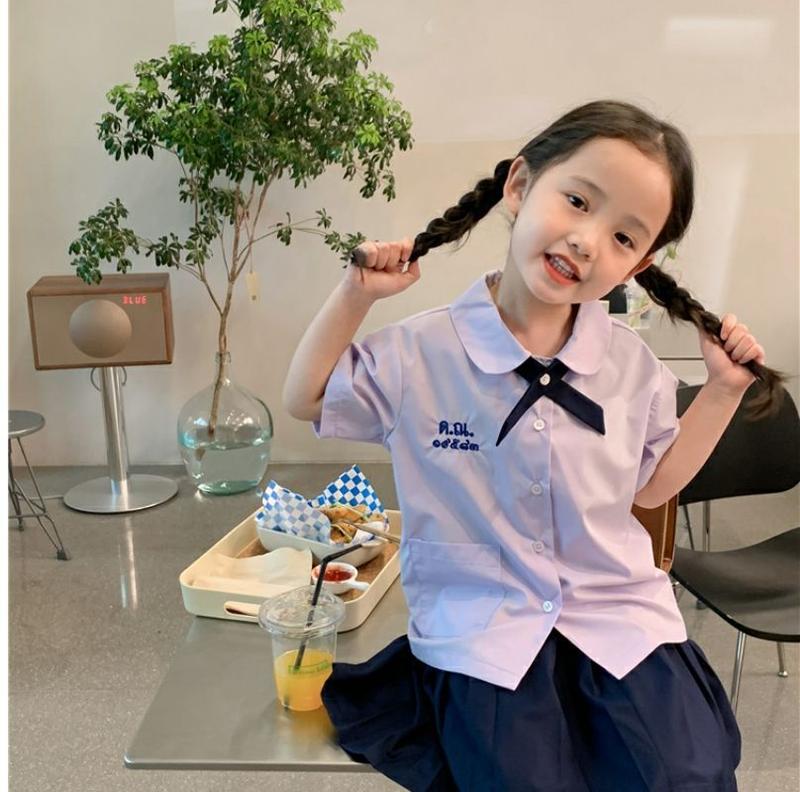 Product Introduction of Thai Preppy Style Summer Primary School Student Graduation Business Attire Kindergarten Suit Girl Thai School Uniform Western Style Jk Skirt Suit 17