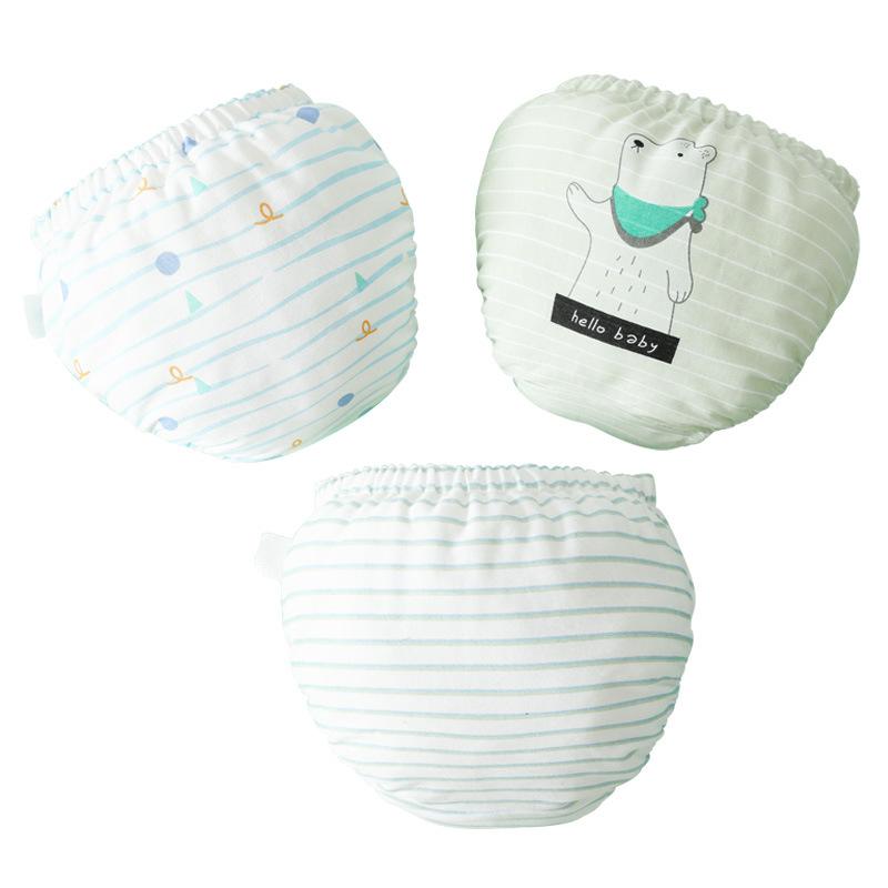 Baby Bread Pants Summer 2025 Korean Style Class a Pure Cotton Infant Toddler Baby Underwear Boy's All Cotton Shorts Children's Underwear 4