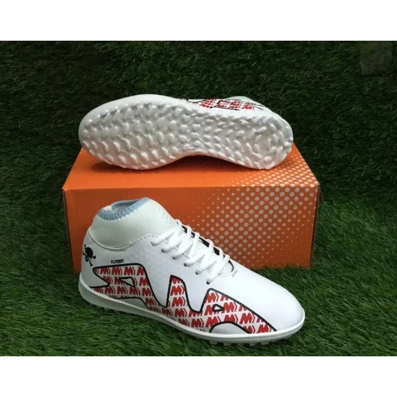 Giày đá bóng cao cổ , giày đá banh sân cỏ nhân tạo Superfly 9   khâu đế toàn bộ   tặng kèm tất. 3