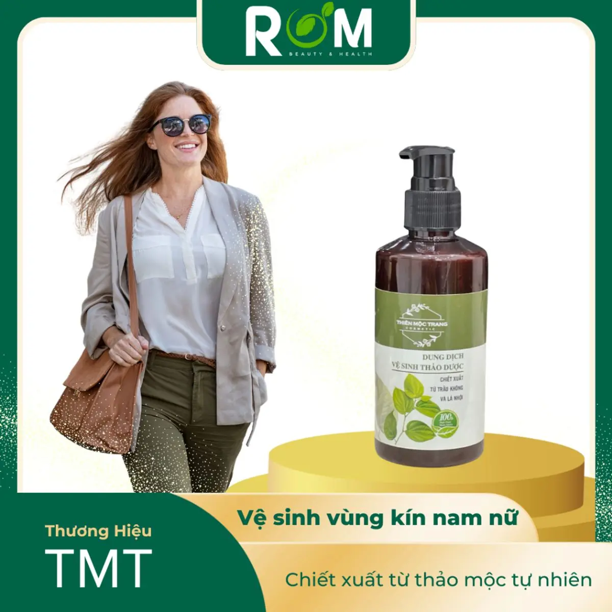 Dung dịch vệ sinh thảo dượċ Thiên Mộc Trang dùng cho cả nam và nữ , trẻ từ 1 tuổi trở lên
