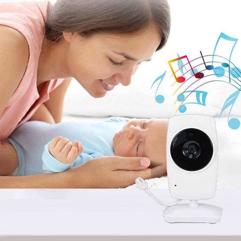 Product Introduction of Baby Monitor Video With Camera SM32 3.2 Inch TFT LCD Portable Monitor IR Night Vision Two Way Talk Temperature Sensor Lullabies 89