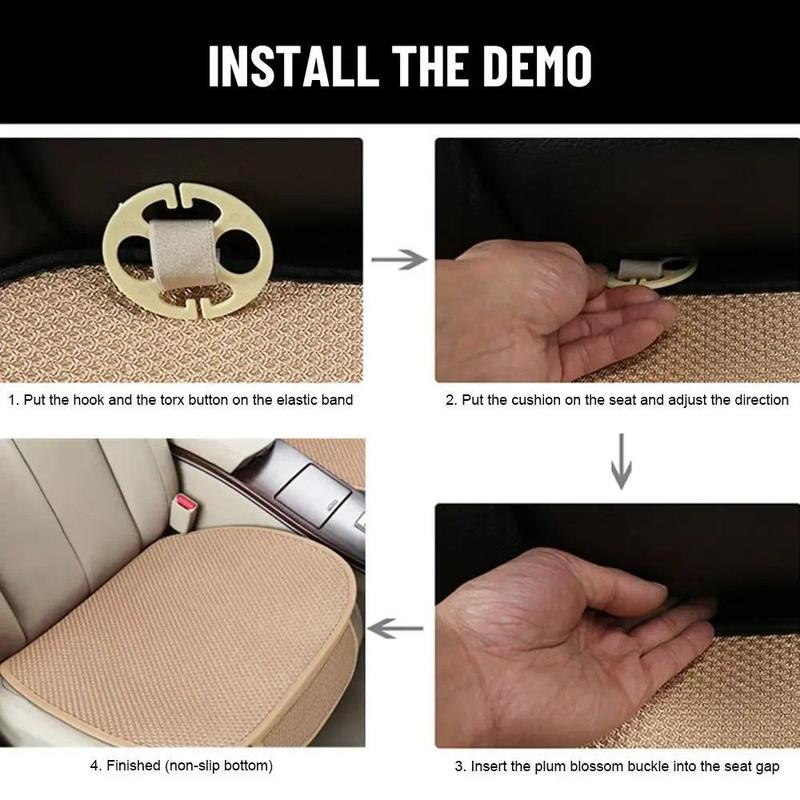 Product Introduction of Summer Car Seat Cover Breathable Ice Silk Four Seasons Car Seat Cushion 4