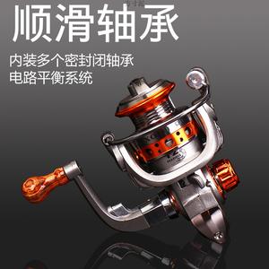 Mini Spinning Reel Small Size Miniature Gapless Metal Shallow Line Cup Horse Mouth Lure Fishing Reel Sea Rod Micro Reel