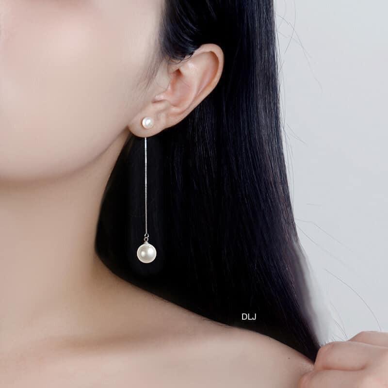 Product Introduction of Bông tai bạc thời trang tua dài chất liệu bằng bạc s925 MS35a Hoa Tai 7