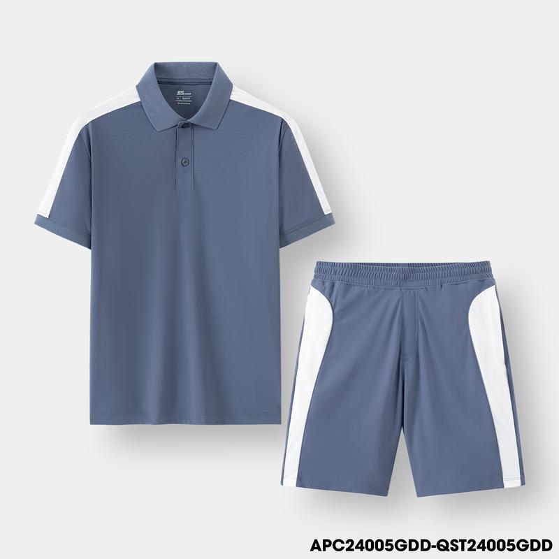 Product Introduction of Bộ Quần Áo Nam 5S FASHION Có Cổ Thiết Kế Can Phối Nổi Bật, Khỏe Khoắn (BAPC24005) 8