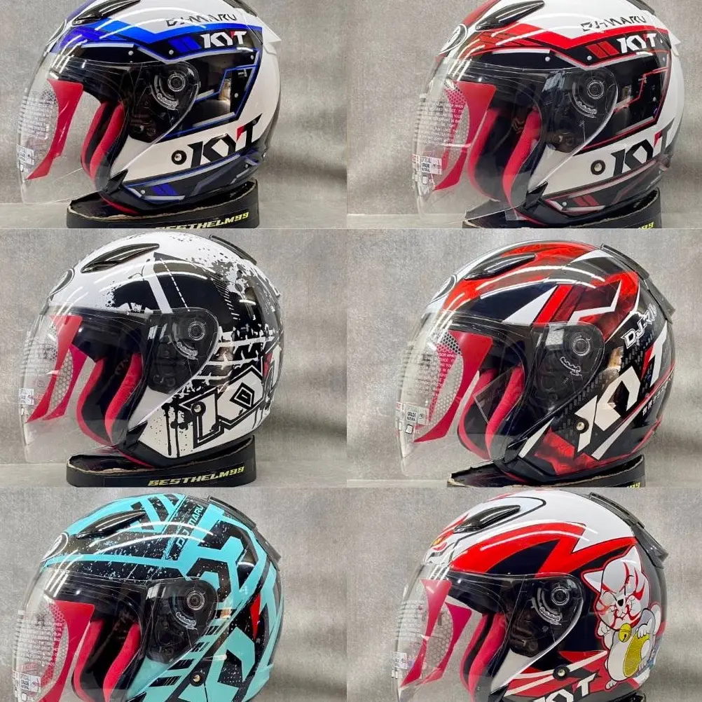 KYT DJ Maru Series Motif || Helm Half Face Termurah Motorcycle
