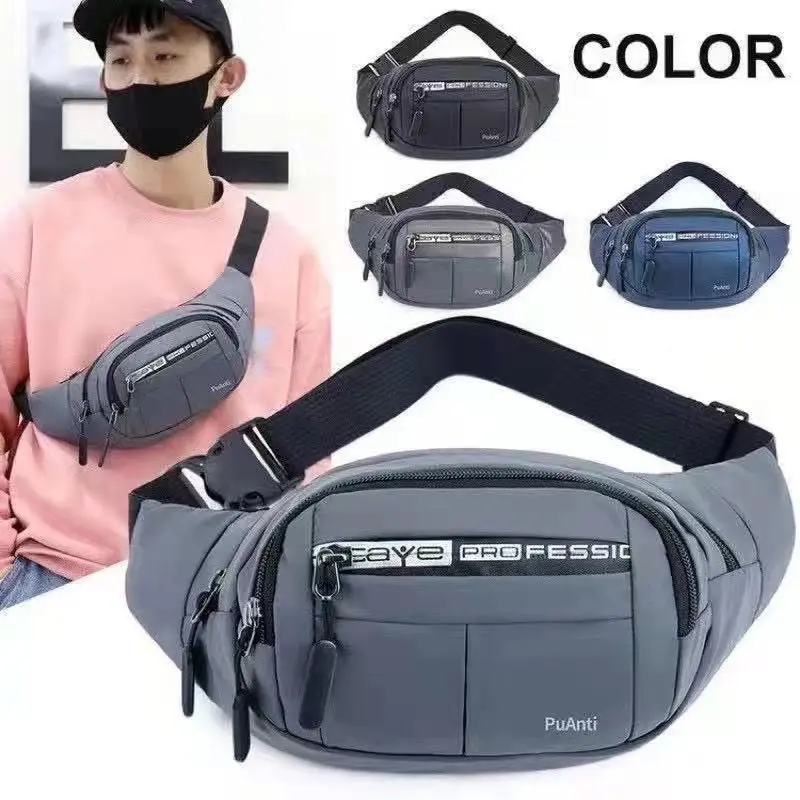 korean Fashion Trendy Unisex Body belt bag 2611# water proof belt bag