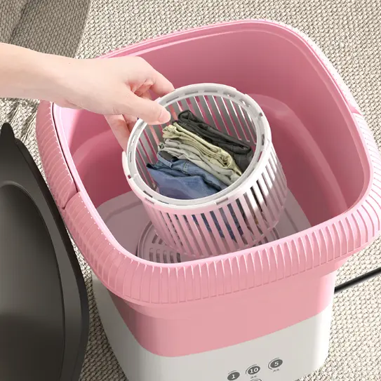 BISA COD H5949 Ember Mesin Cuci Lipat Anak Kos Dengan Pengering Kapasitas 2.5Kg Listrik 5
