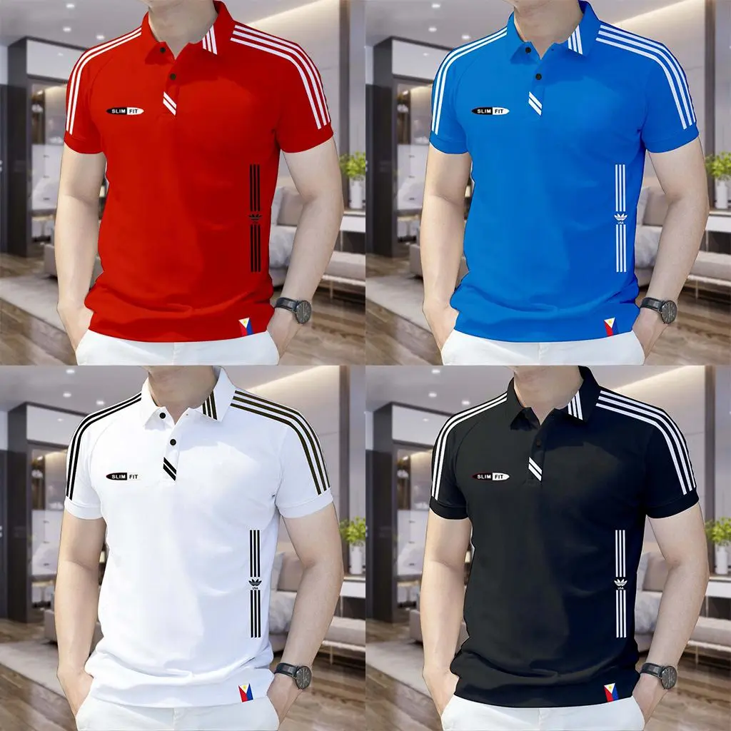Summer New Style Sports Casual POLO Shirt Men's Short Sleeved 3D Printing POLO Shirts