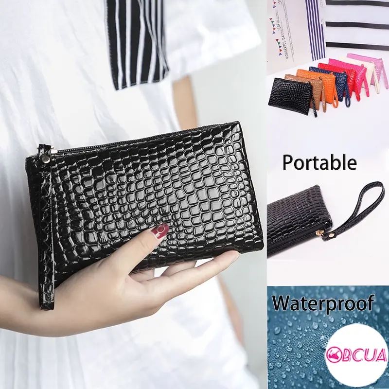 Lovely Wallet Women Coin purse Croile Grain Handbag Clutch  Bag Pencil Case LB-002