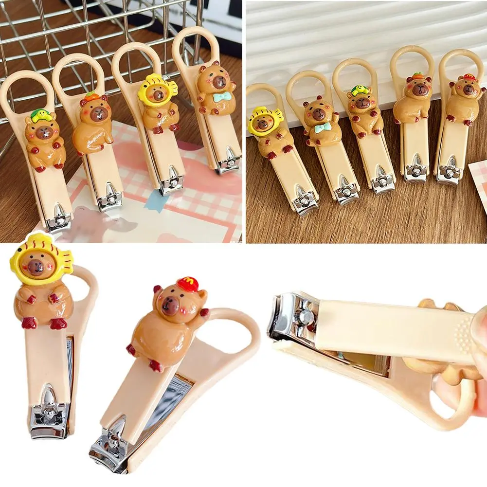 Dụng Cụ Bấm Móng Tay Hoạt Hình, Thiết Kế Dễ Thương, Làm Bằng Thép Không Gỉ, Cầm Tay Và Mini, Thích Hợp Cho Người Lớn Và Trẻ Em, S0I3