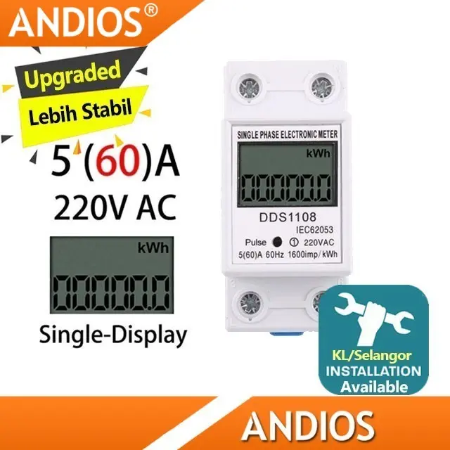 Practical Sub Meter Digital Aircon Power Electric Monitor Meter ...