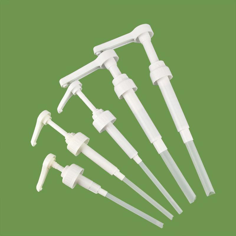 Syrup Pumps Dispenser Replacement Sauce Pressure Nozzle Bottle Pump Containers for Coffee Kitchen Seasoning Liquid 7