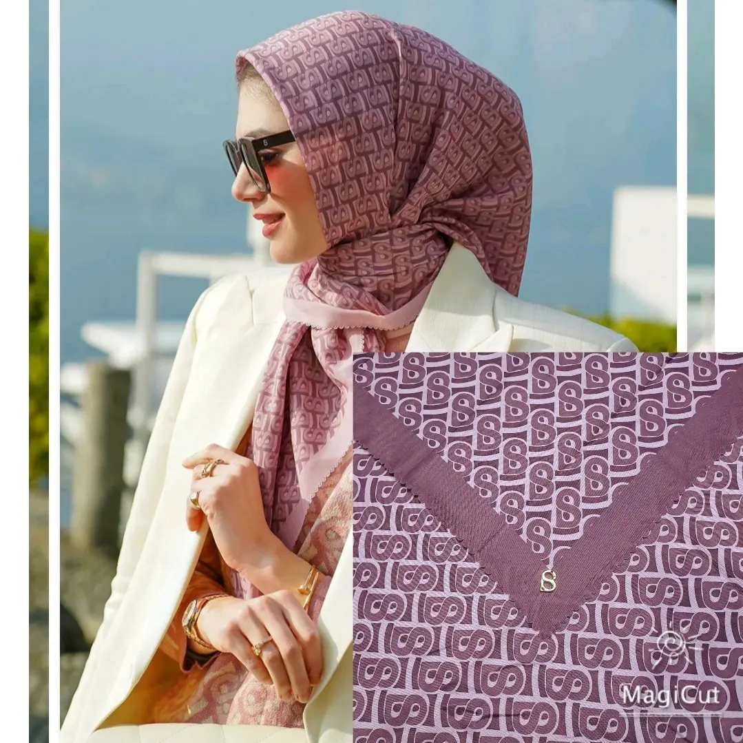 Button scarves motif the bimu series  semi original button scarves & klamby, mirror, look like ori. Kasual Square Hijabs