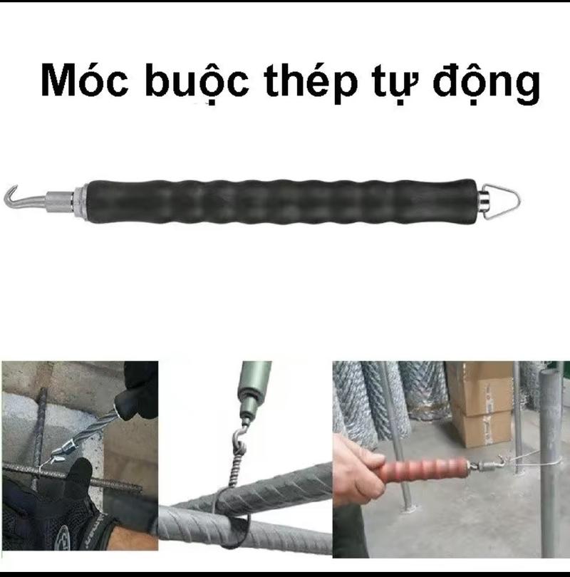 Product Introduction of Móc buộc thép tự động, tay buộc thép tay xoay, dụng cụ chuyên nghiệp buộc khung thép sàn, khung thép cột 4
