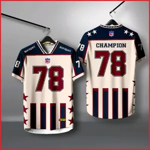 Warsport Jersey 3D Print Oversize Milkynavy 78 / Boxy Fit / Vintage / Streatwear / Retro / Kaos Premium