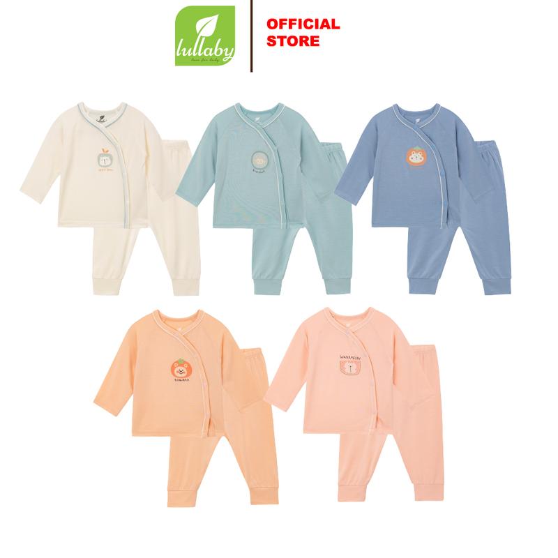 LULLABY - Bộ cài lệch dài tay thun lạnh - NH390N