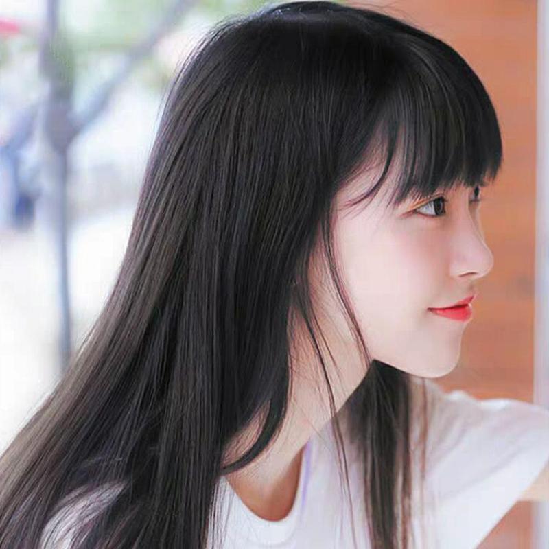 Wig Big Wave Hair Extension Straight Long Clip In Hair High Tempreture Synthe Brown Black Y5E5 2