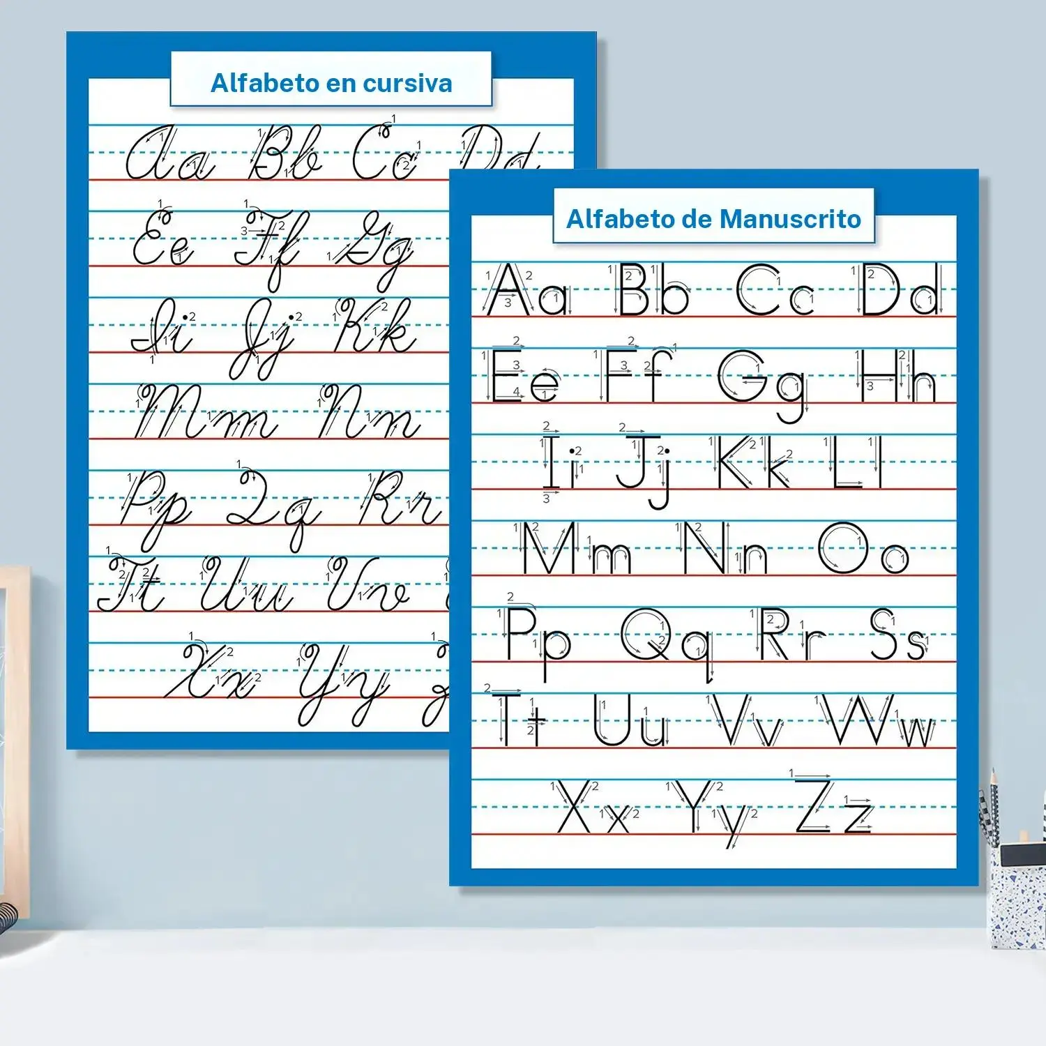 Libro de práctica de trazo de letras, paquete de 2 libros de práctica ...