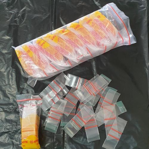 Plastik Klip Bening Ukuran 2x3.5cm / Klip Kecil TEBAL 2x3.5cm / Klip 2x3.5cm / Klip Plastik 2x3.5 TEBAL / Klip Kecil 3
