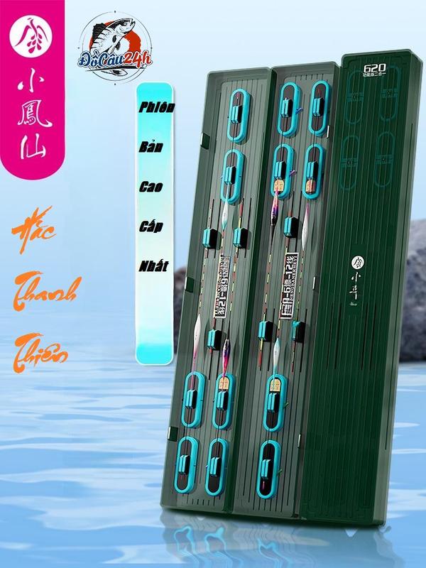 Hộp Đựng Phao Hộp Phao Thẻo Cao Cấp Hắc Thanh Tiên của Tiểu Phượng Hoàng 4 Lớp Chắc Chắn