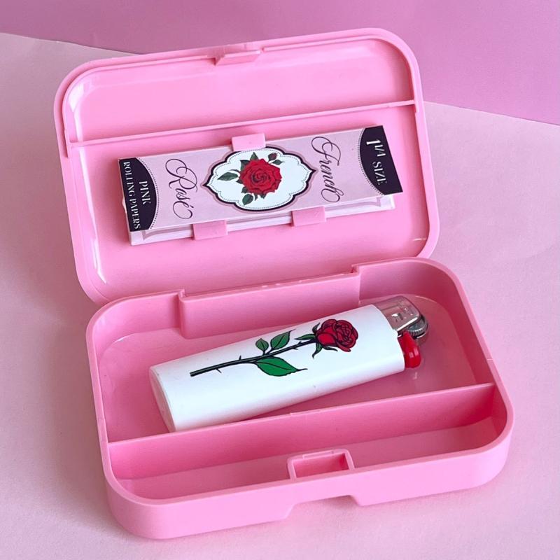 Product Introduction of Jewelry Storage Box, 1 Count Mini Portable Jewelry Organizer, Jewelry Storage Case for Earrings, Rings, Necklaces, Home Organizer for Jewelry 3