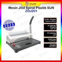 Gambar Mesin Jilid Spiral Plastik A4 ZDJ201 / ZDJ202 - ZDJ201 dari Sun Indonesia Kota Surabaya 1 Tokopedia