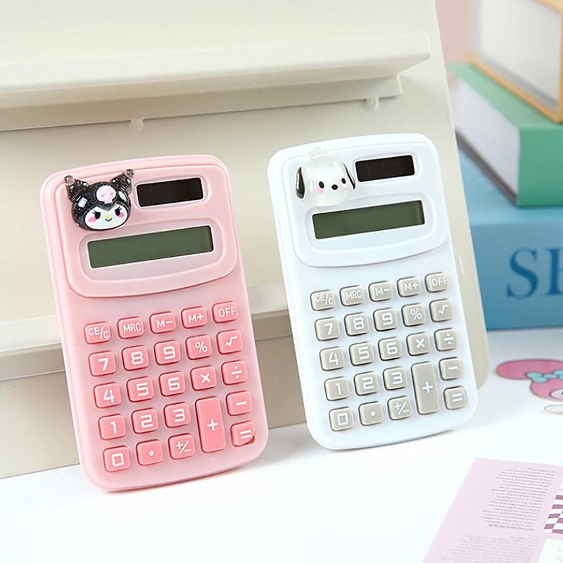 Product Introduction of Portable Cute Kawaii Mini Cute Calculator Cartoon Creative Digit Calculator Office School Supplies Students Stationery Gifts 17