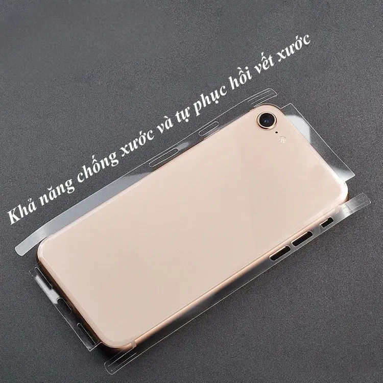 Dán lưng iphone ppf trong suốt full viền,chống trầy xước tự phục hồi các vết tì có đủ dòng từ 7plus - 13promax/14promax. Ốp Case 8