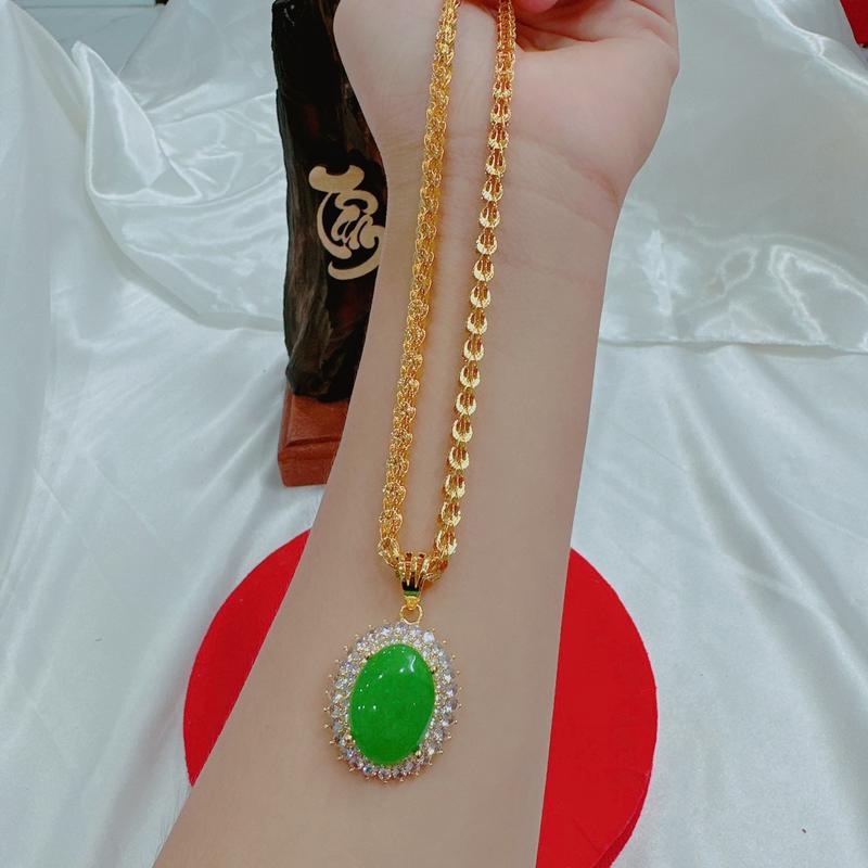 Dây chuyền Phụng mặt đá xanh ( Trang Sức Nữ) 6