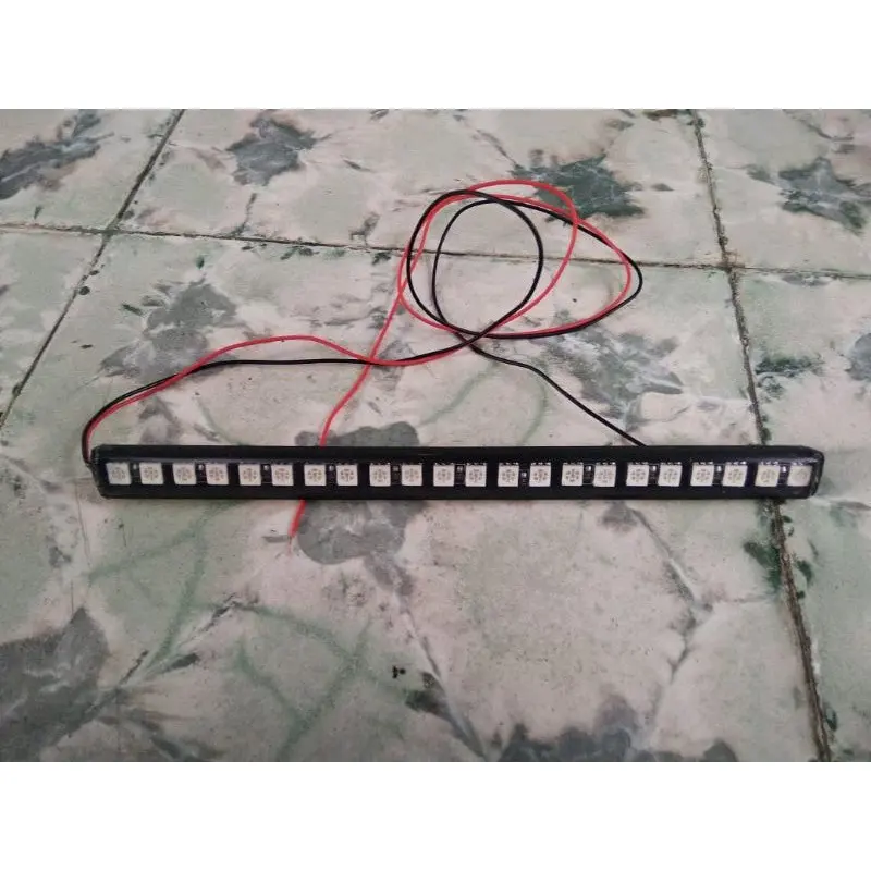 Lampu Strobo RGB Rainbow Miniatur Bus/Truk/Motor/Mobil  DC 9V-12V ±14mode 1