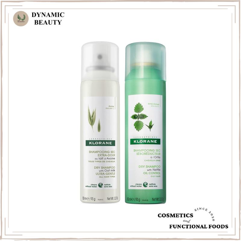  Dầu gội khô Klorane dry shampoo 150ml trắng dành cho mọi loại tóc  xanh dành cho tóc dầu bết 