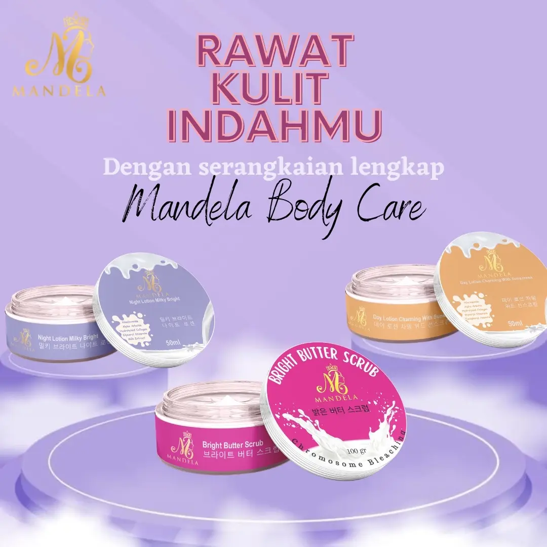 Paket Mandela Body Care ( Chromosome Bleaching & HB Dosis++) Pemutihan Pemutihan Pemutihan