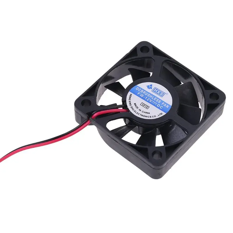 Zhen-Quạt Không Chổi Than 5010, Hệ Thống CPU DC 12V 50X50X10Mm, Nguồn Điện Nhỏ 5Cm, Bộ Làm Mát Tản Nhiệt Mini, Làm Mát Công Nghiệp 2 Chân