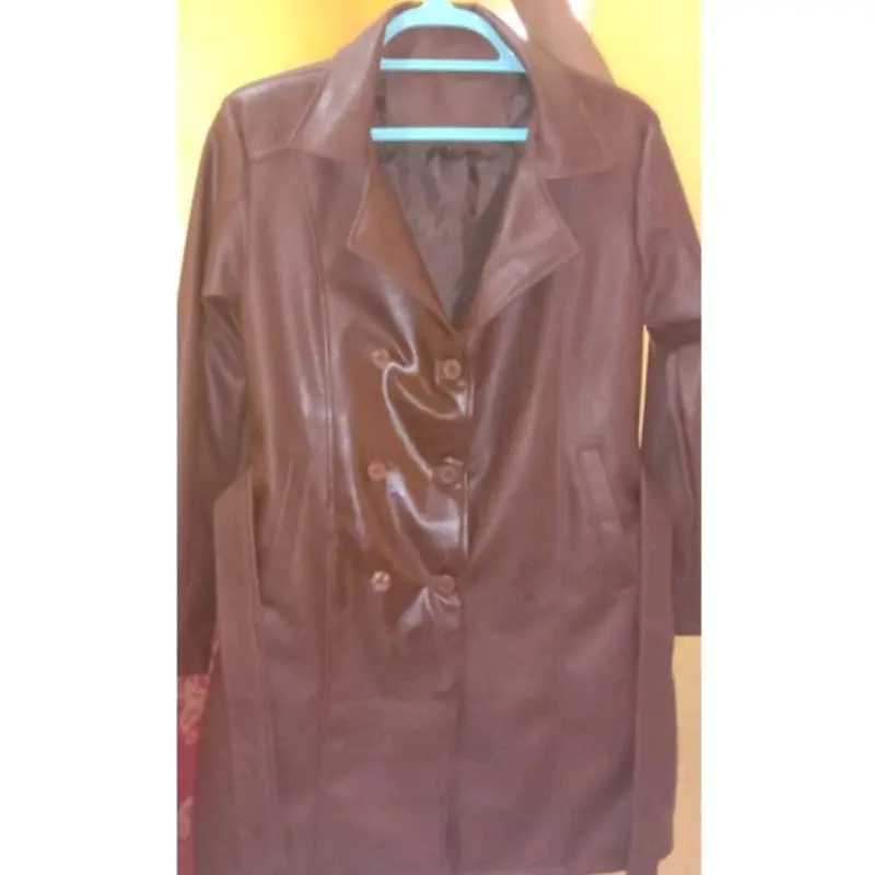 jaket semi kulit wanita/jaket semi jubah wanita/blazer wanita/jaket gaya korea Musim dingin 3