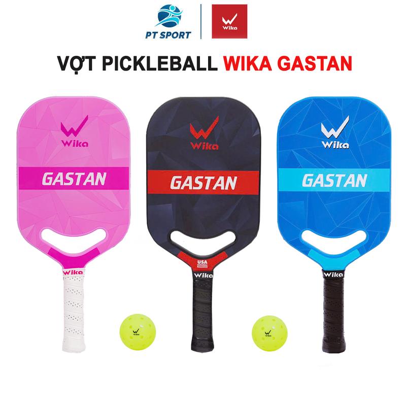 Vợt Pickleball WIKA Gastan Chính Hãng | Chất Liệu Carbon T1000 Độ Bền Vượt Trội, Hạn Chế Rung Lắc Sport Nam Cán Vợt