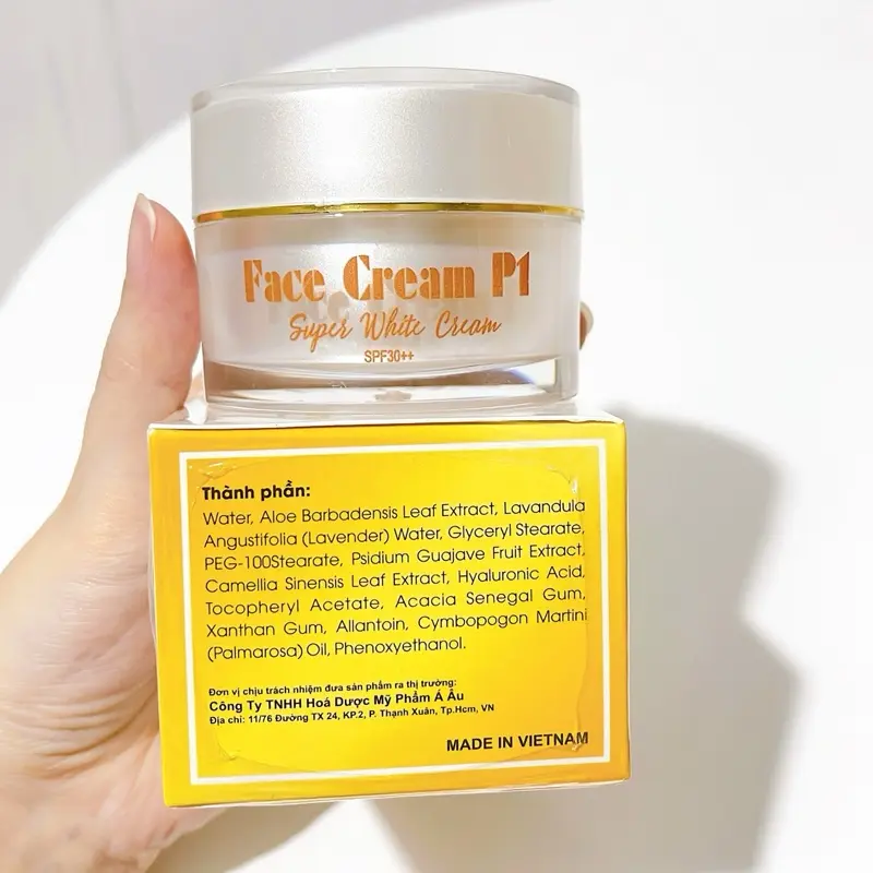 Kem Face Cream P1 Ponry Hỗ Trợ Dưỡng Da Làm Đẹp Da Skincare Chăm Sóc Da  Nữ Women Dưỡng Ẩm Da 6